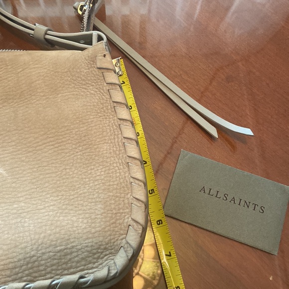 All saints suede, and leather bag - Picture 8 of 9